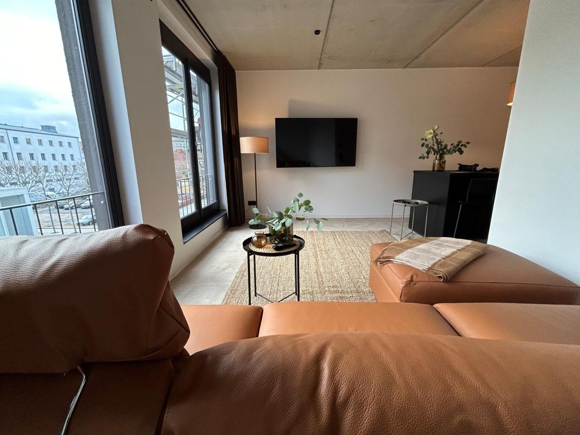 Eiwelhome - Stilvoll, Urban-Ruhig Schlafen, Bahnhofsnah, Balkon Erfurt Luaran gambar