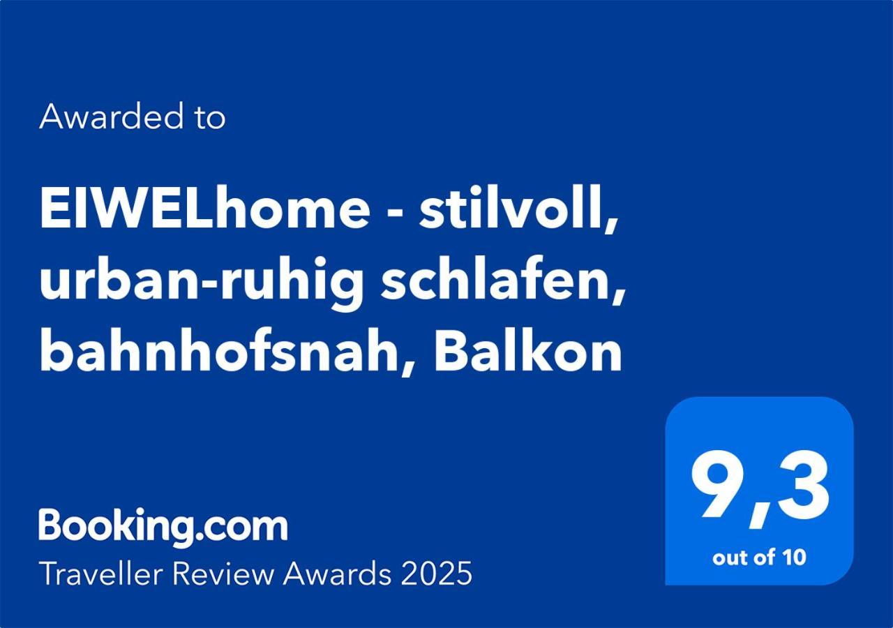 Eiwelhome - Stilvoll, Urban-Ruhig Schlafen, Bahnhofsnah, Balkon Erfurt Luaran gambar